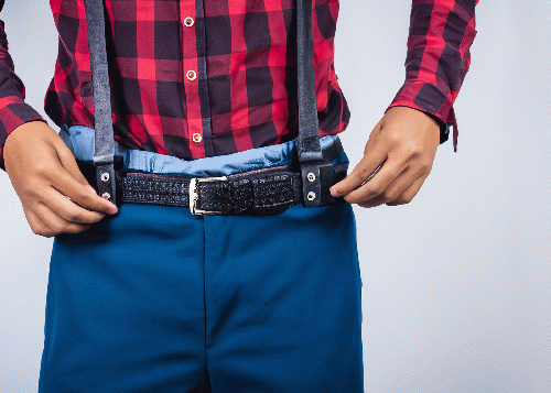 To be safe, wear both a belt and suspenders., From Uploaded