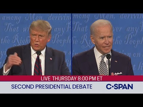 Second 2020 Presidential Debate between Donald Trump and Joe Biden, From YouTubeVideos Second 2020 Presidential Debate between Donald Trump and Joe Biden, From YouTubeVideos