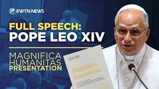 Pope Leo XIV Full Speech at Magnifica Humanitas Vatican Launch | EWTN News Pope Leo XIV delivers his full address at the Vatican launch of his first encyclical, Magnifica Humanitas: On the Protection of ..., From YouTubeVideos