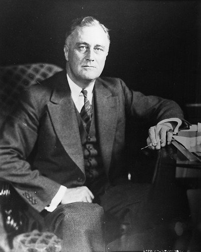 Franklin Roosevelt photograph, 1940s, From CreativeCommonsPhoto