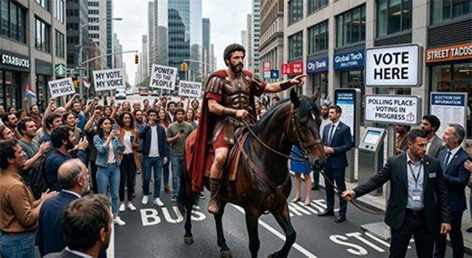 Marcus Aurelius Leading Citizens to Vote, From Uploaded Marcus Aurelius Leading Citizens to Vote, From Uploaded